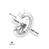 Схема вузла: Transom + tube Yamaha TTR125 TT-R125