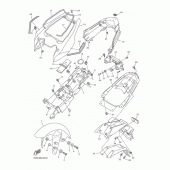 Схема вузла: Крило Yamaha FZ8 FZ8 (Naked)