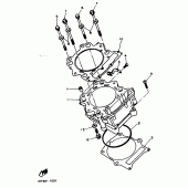 Схема вузла: Циліндр Yamaha XTZ660 Tenere