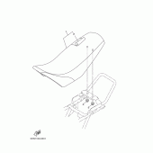 Схема вузла: Сидіння Yamaha TTR90 TT-R90