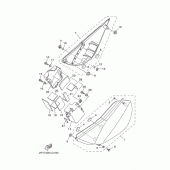 Схема вузла: Бічна кришка Yamaha TTR125 TT-R125