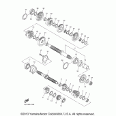Схема вузла: Трансмісія Yamaha FZ1 FZ1