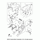 Схема вузла: Сидіння Yamaha FZ6 FZ6R