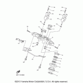 Схема вузла: Рульовий механізм Yamaha FZ6 FZ6R