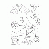 Схема вузла: Електроустаткування 1 Yamaha MT09/ MTN850 MT-09