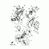 Схема узла: Впускная система Yamaha DT125 DT125R
