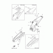 Схема вузла: Крило Yamaha TTR110 TT-R110