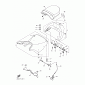 Схема вузла: Сидіння Yamaha VMX17 V-MAX