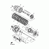 Схема вузла: Зчеплення Yamaha YZF-R7 R7