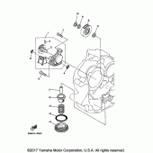 Схема узла: Масляный насос Yamaha XV250 V-Star