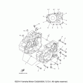 Схема вузла: Картер двигуна Yamaha XT250 XT250