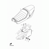 Схема узла: Сиденье Yamaha XJR1300