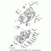 Схема вузла: Картер двигуна Yamaha WR250 WR250Z