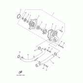 Схема вузла: Водяний насос Yamaha XP500 T-MAX