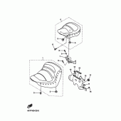 Схема узла: Сиденье Yamaha XVZ1300 Royal Star Midnight Venture