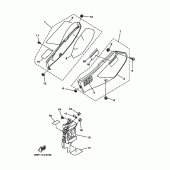 Схема вузла: Бічна кришка Yamaha TT-R250 TT-R250