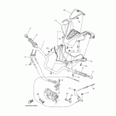 Схема вузла: Кермо та Тросики Yamaha XP500 T-MAX 530