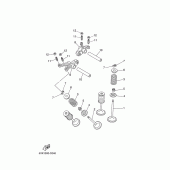 Схема вузла: Клапан Yamaha XT660 XT660X