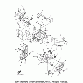 Схема вузла: Боковая крышка Yamaha XVS950 V-Star