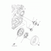 Схема вузла: Привід стартера Yamaha MT07/MTT690 MT-07
