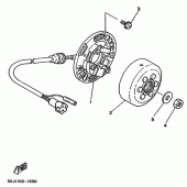 Схема узла: Генератор Yamaha YZ125