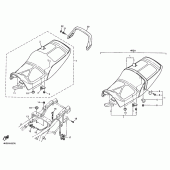 Схема узла: Сиденье Yamaha XJR1200