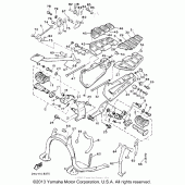 Схема узла: Подножки и Подставка Yamaha XVZ1300 Venture Royale