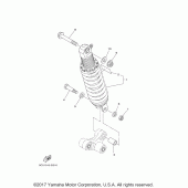 Схема вузла: Задня підвіска Yamaha XT250 XT250