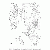 Схема вузла: Бічна кришка Yamaha XVS1300 V-Star Deluxe