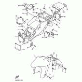 Схема вузла: Pare boue Yamaha YZF1000R Thunderace