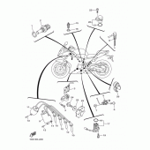 Схема вузла: Електроустаткування 1 Yamaha XJ6 Diversion F (ABS)