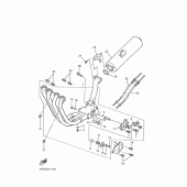 Схема узла: Echappement Yamaha YZF1000R Thunderace