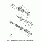 Схема вузла: Трансмісія Yamaha TTR110 TT-R110