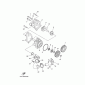 Схема вузла: Водяний насос Yamaha MT03 MT-03