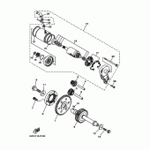 Схема узла: Привод стартера Yamaha XV1700 Road Star