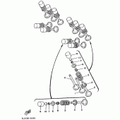 Схема вузла: Клапан Yamaha TDM850