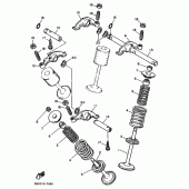 Схема узла: Клапан Yamaha SRX400