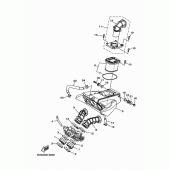 Схема вузла: Впускна система Yamaha MT07/MTT690 MT-07