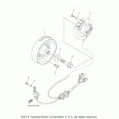Схема вузла: Генератор Yamaha XVS650 V-Star Custom