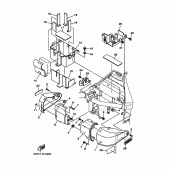 Схема узла: Боковая крышка Yamaha XV1700 Road Star