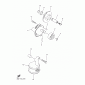 Схема узла: Масляный насос Yamaha YZ450F YZ450F