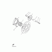 Схема вузла: Привід стартера Yamaha YZF-R1 R1