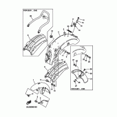Схема вузла: Крило Yamaha XV125 Virago