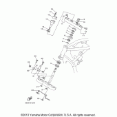 Схема узла: Рулевой механизм Yamaha XVS1100 V-Star Custom