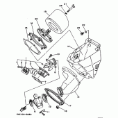 Схема узла: Впускная система Yamaha YZ250 YZ250