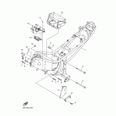 Схема вузла: Рама Yamaha XJ6 Diversion (S-TYPE)