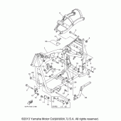 Схема вузла: Рама Yamaha XV1700 Road Star Midnight
