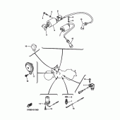 Схема вузла: Електроустаткування 1 Yamaha XVS1100 Drag Star Classic