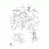 Схема вузла: Паливний бак Yamaha FZ1 FZ1 FAZER (S-TYPE)