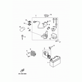 Схема вузла: Електроустаткування 1 Yamaha YP250 X-MAX